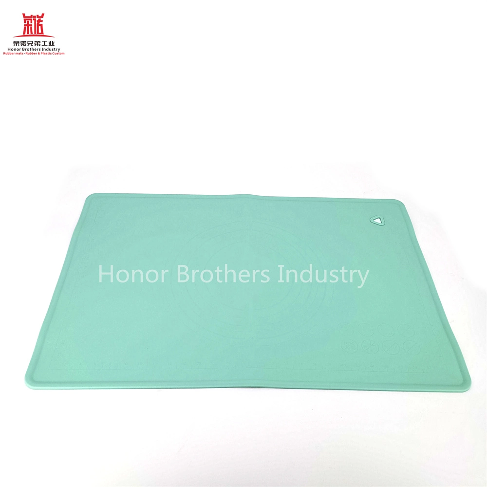 Custom Kitchenware Anti-Slip Chopping Board Kitch Rolling Pad, Light Green