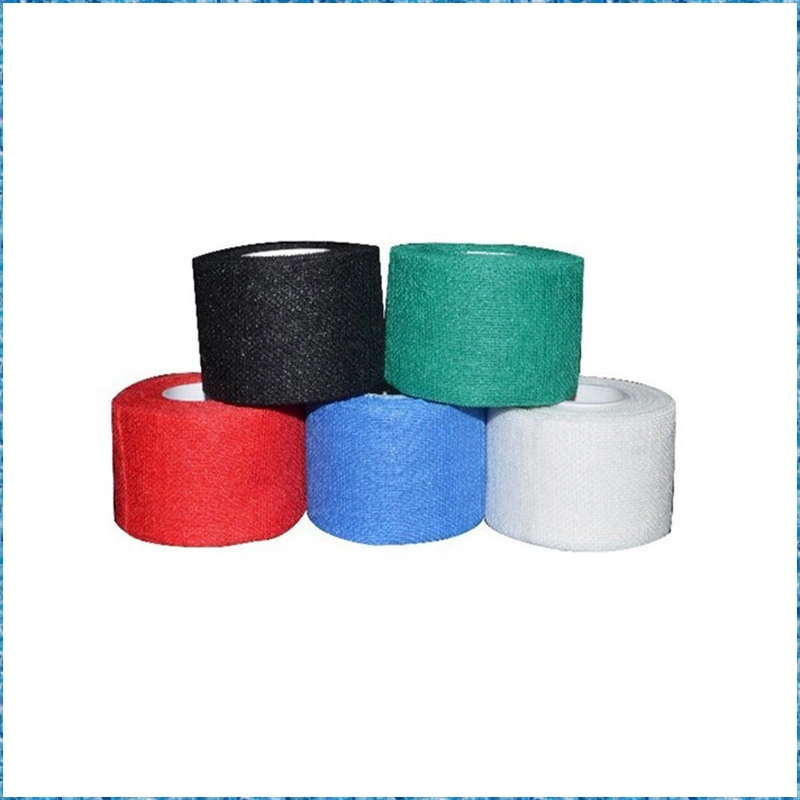 Échantillons gratuits Golf Grip Sports coton fixe Gauze Bandage pour Club de sport