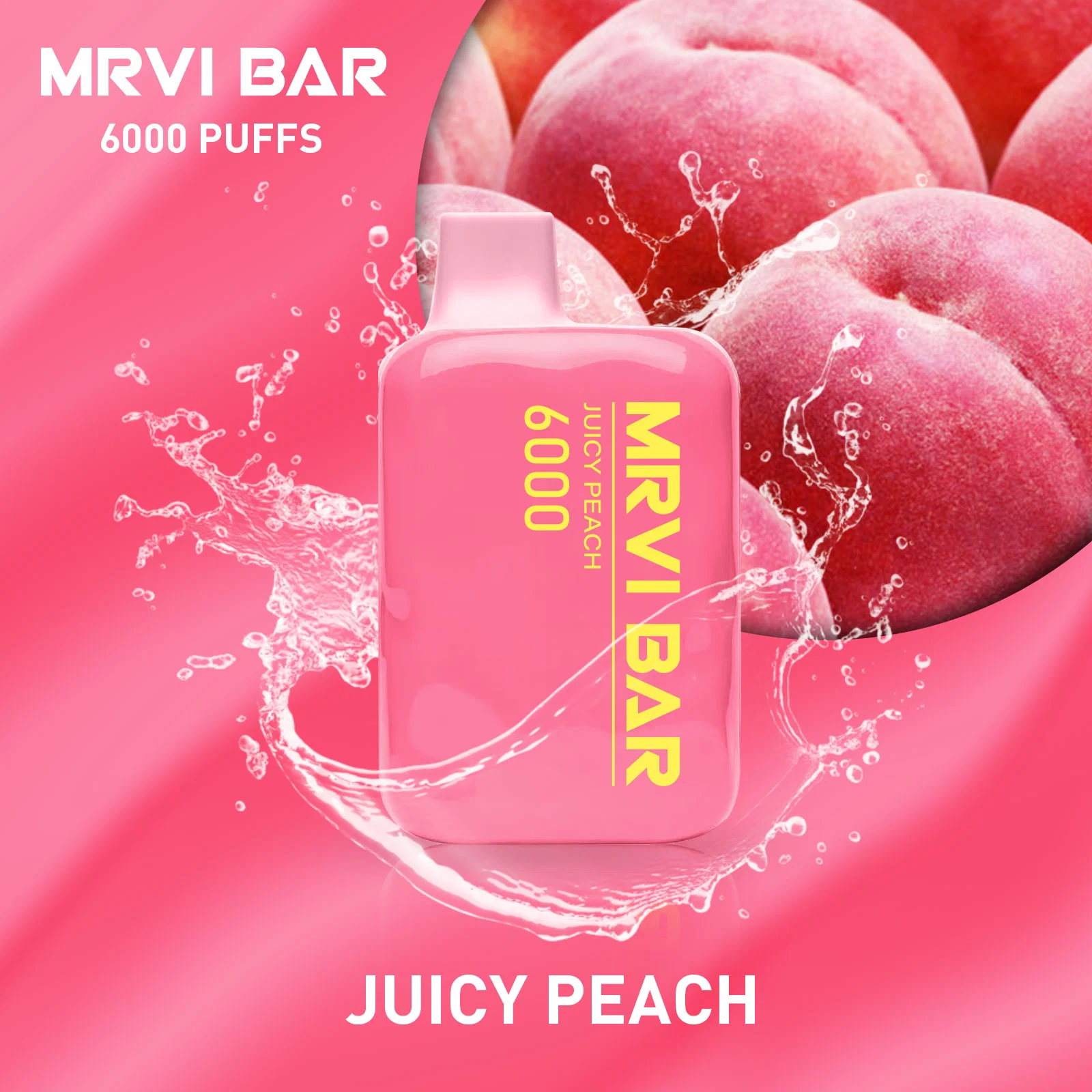 Original Factory Mrvi Bar 6000 Puffs Rechargeable Electronic Cigarette Disposable Pod Device