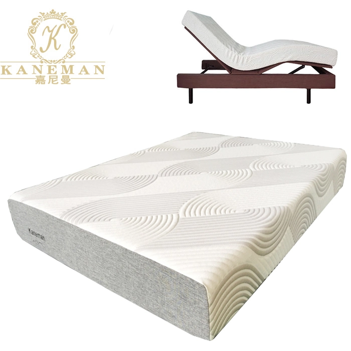 Cool Gel Memory Foam Contour Form Verstellbare Schaumstoffmatratze für Verstellbare Elektrische Fernbedienung Bett Colchones