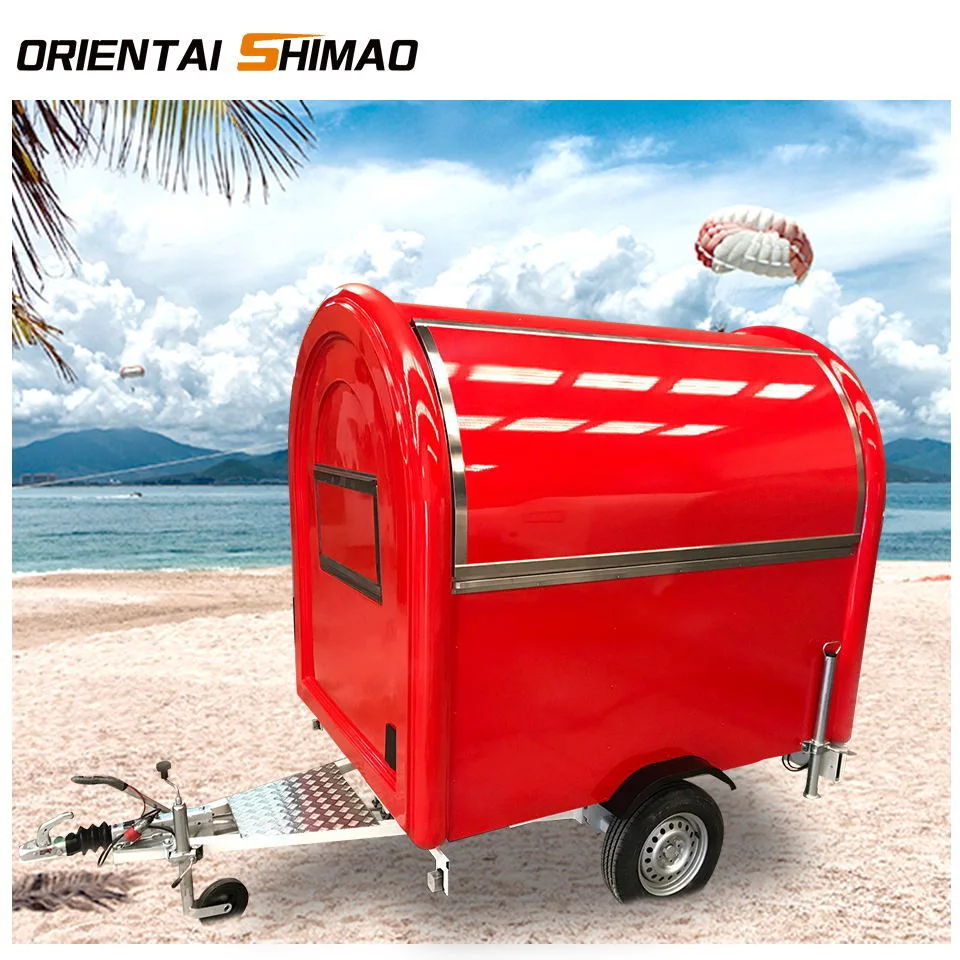 Oriental Shimao Street Catering Mini Snack remolque de comida para la venta Café