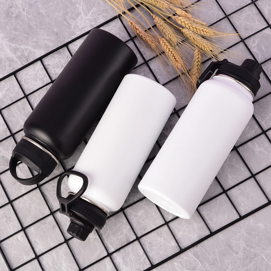 32oz 950ml Water Bottles School Canteen 304 Wide Mouth Double Wall Steel Stainless Flasks for Women