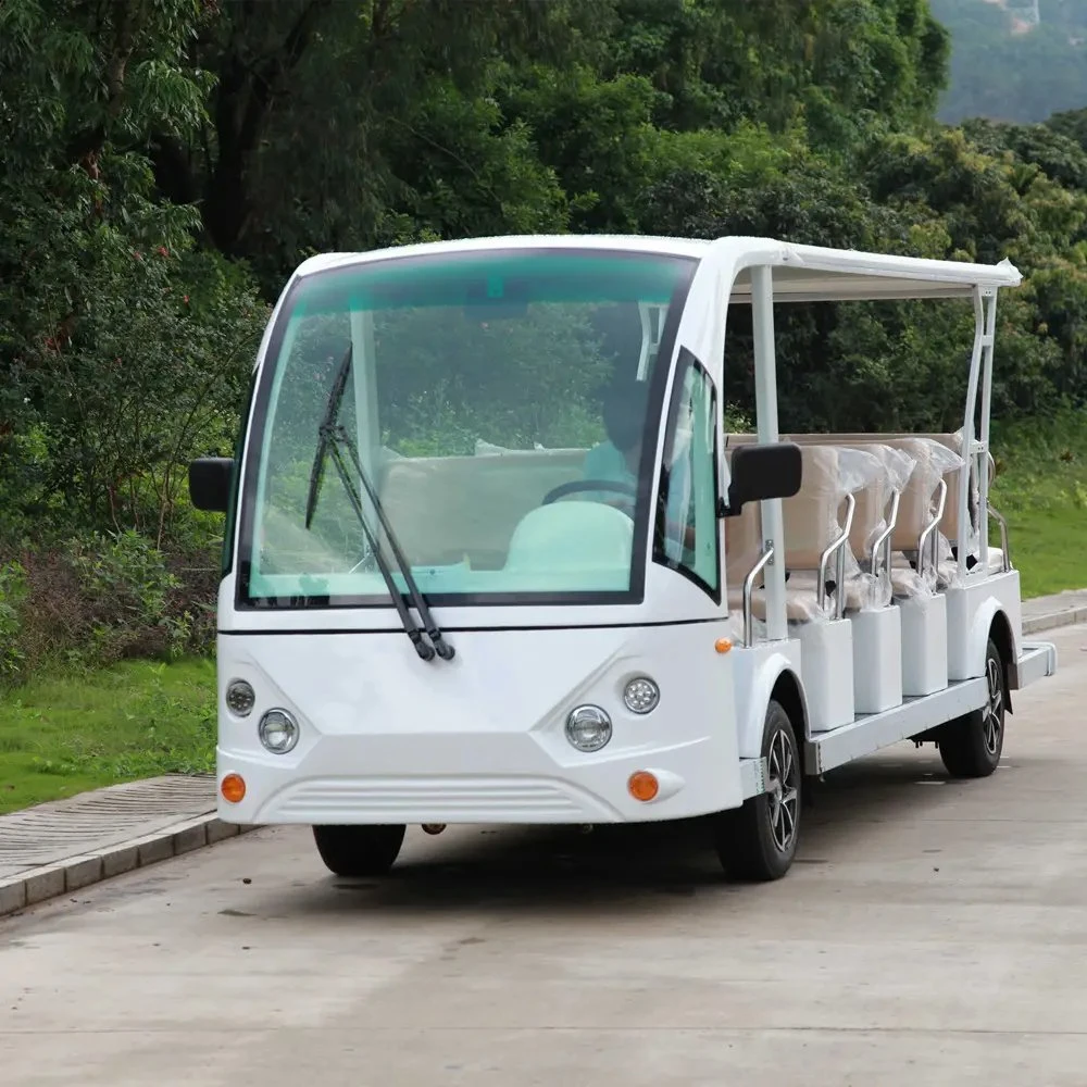 China Nl-U1014 14 Person Electric Sightseeing Bus with Powerful 72V7.5kw