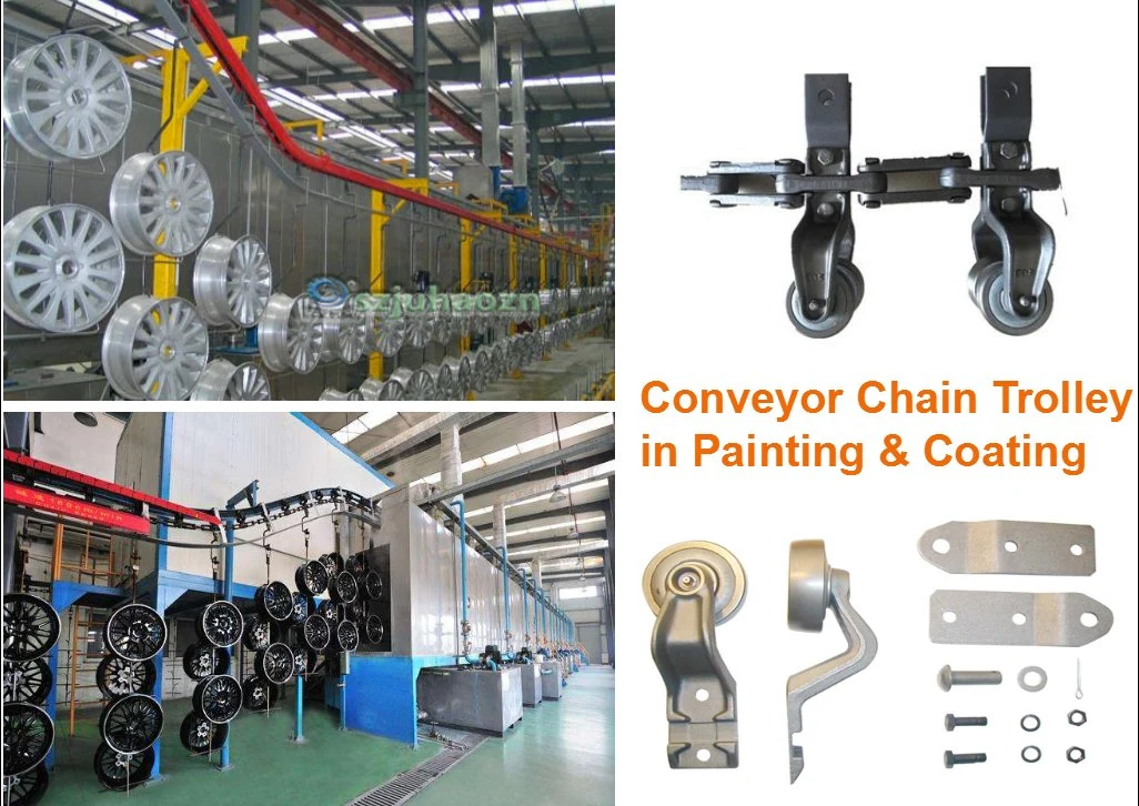 Convoyeur en acier forgé sans rivet Forgeage chaîne X458 avec forgé Pièce de machinerie et industrie acier au carbone chaîne forgé à maillons standard (X348 X458 X678)