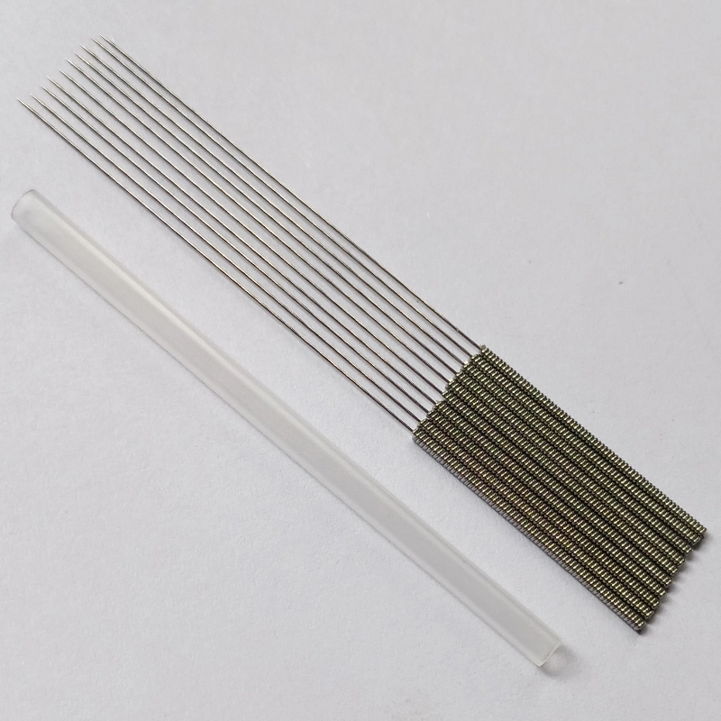 Agulha com tubo para Acupuncture, pega de mola estéril e fácil de manusear 1000PCS médica