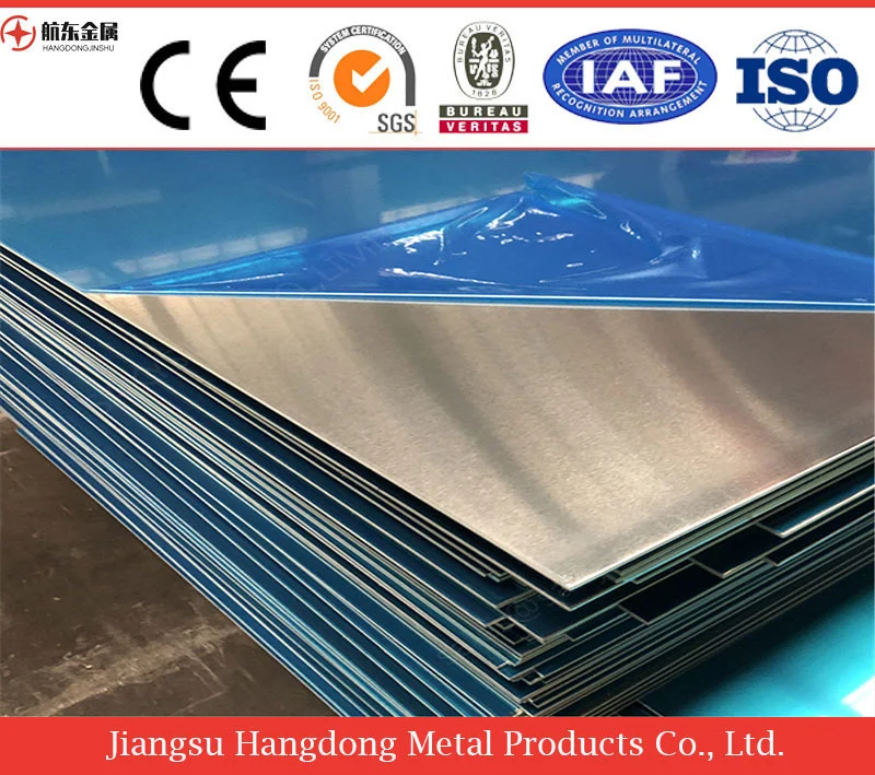 Aluminum Sheet for Grade 1050 2024 3003 5050 5052 6061 6063 7050 7175 1100 5083 1080 5056 5556 2117 2017 2018 2014 7075