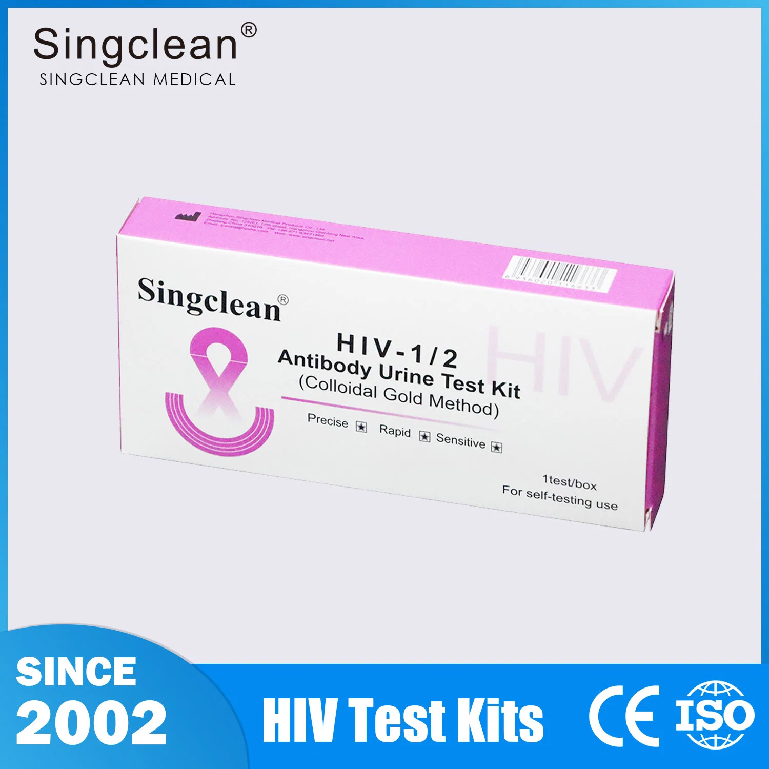 SingClean Wholesale/Supplier Quick Rapid Prueba de embarazo en orina en un solo paso Para viajar