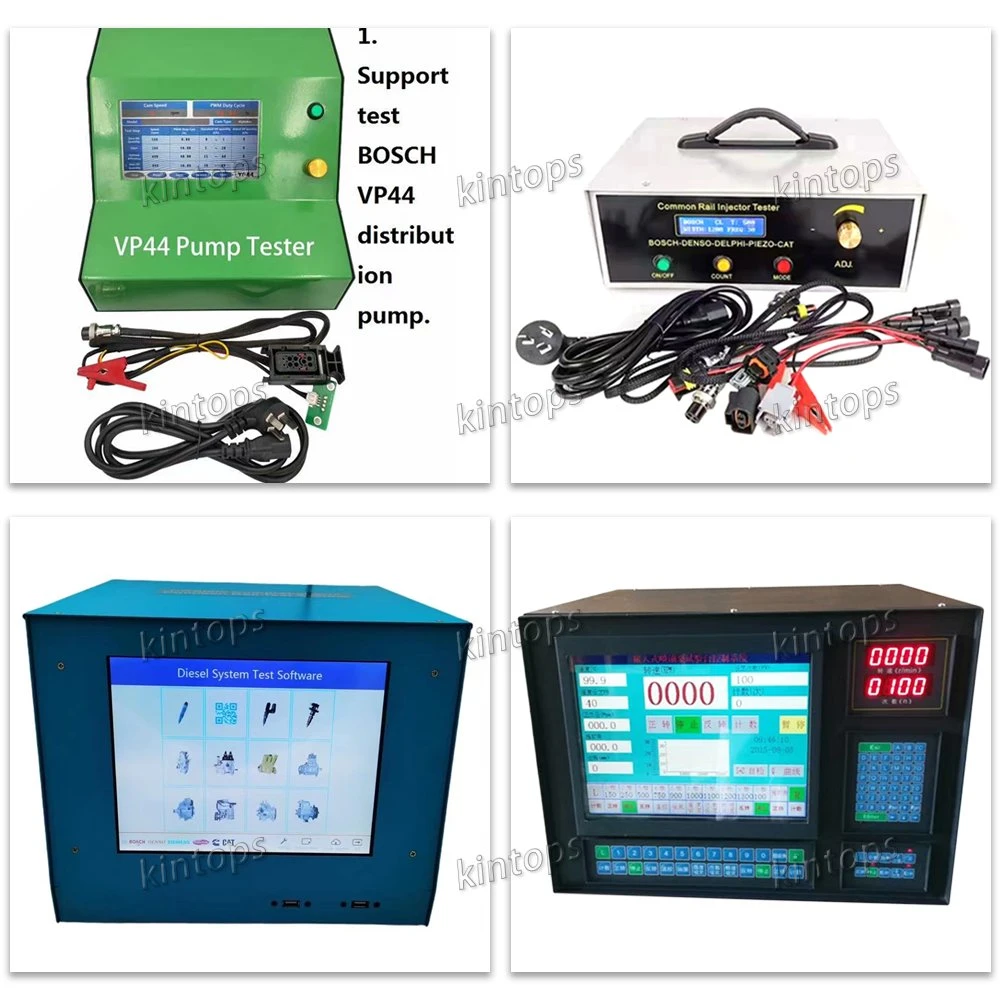 Simulateur de testeur de pompe d'injection de carburant diesel pompe à rampe commune électronique Testeur de pompes V3 V4 V5 EDC VE testeur de pompe commun Testeur de pompe de rampe