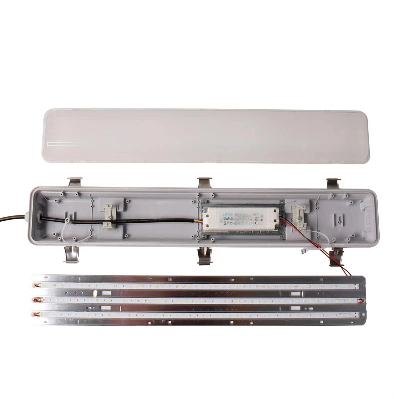 Factory Price IP65 LED Linear 20W/40W/60W LED Tri-Proof Light with Sensor