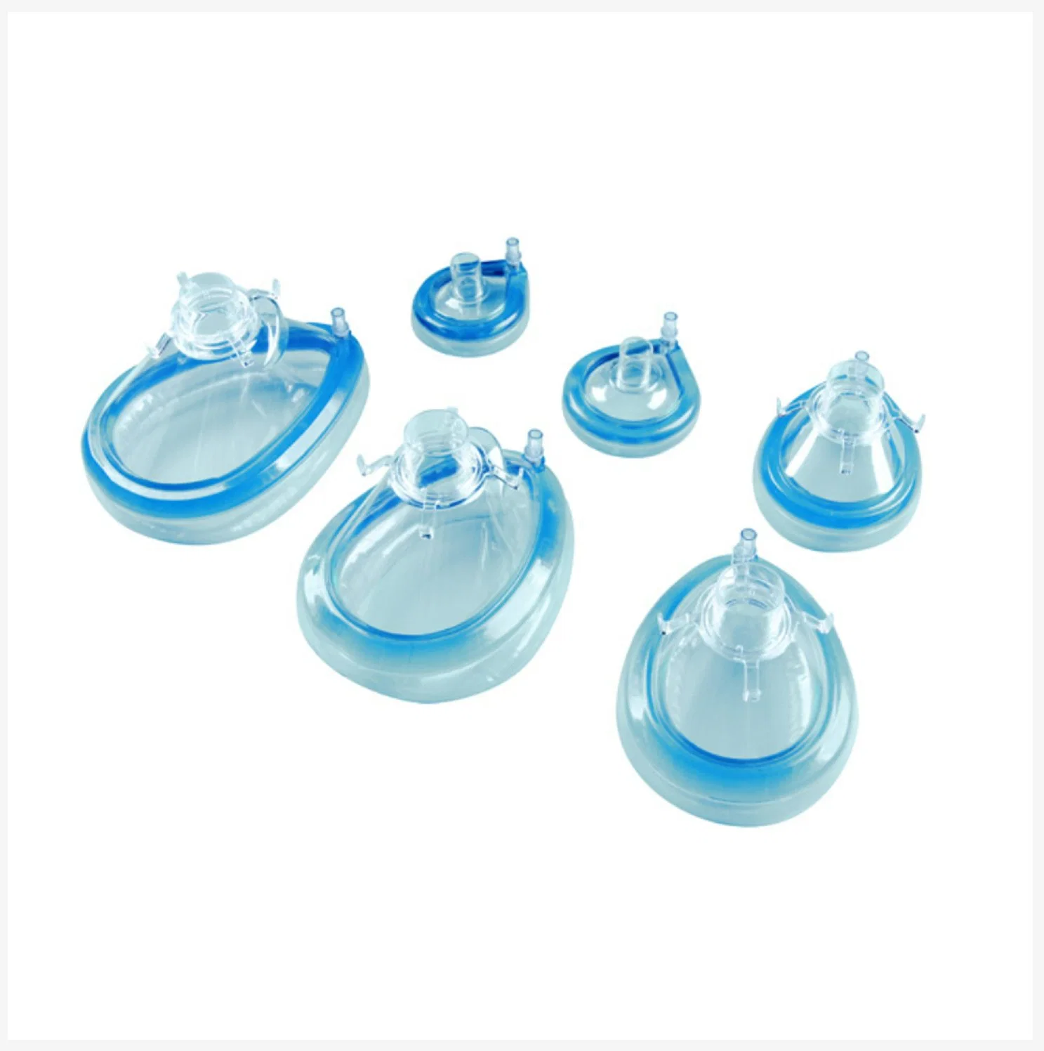 Medical Breathing PVC Anesthesia Masks for Adult or Infant Size