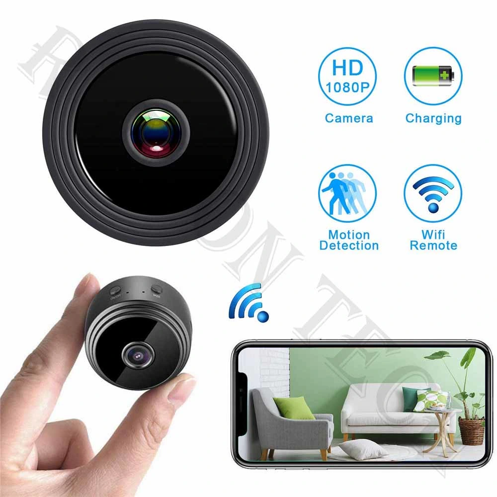 Sécurité à domicile WiFi Full HD Mini Caméra Nanny Baby Monitor A9