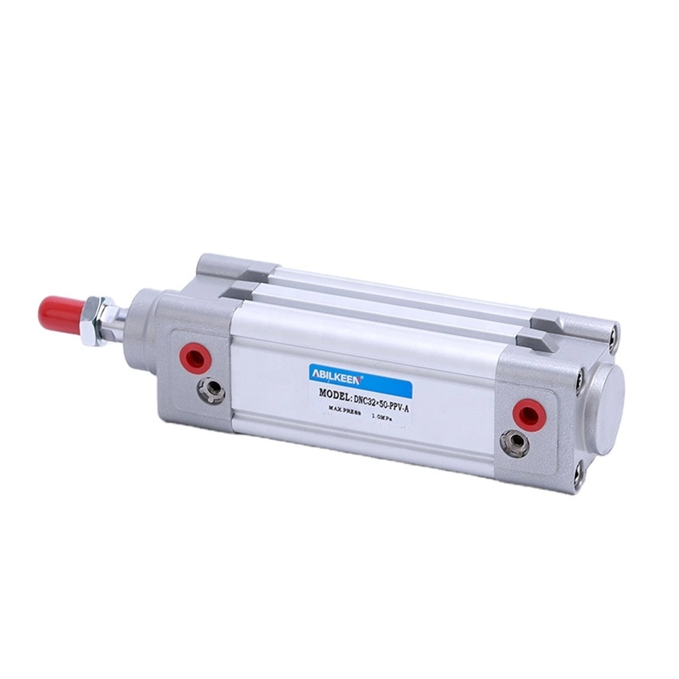 China Manufacturer DNC Series ISO 6431 Double Action Standard Stroke Pneumatic Piston Cylinder for Mask Making Machine