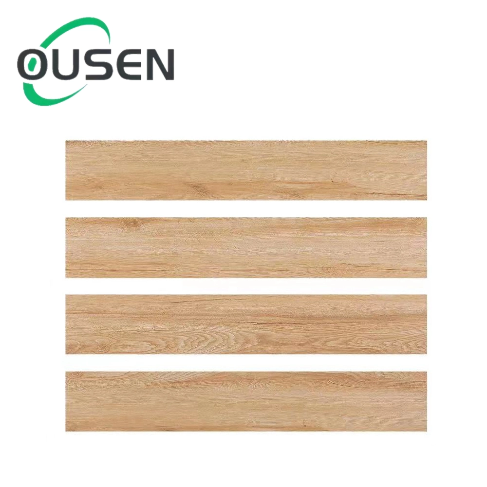 Factory Directly Wooden Glazed Rustic Flooring Wall Kitchen Wood-Like Floor Wood Tiles