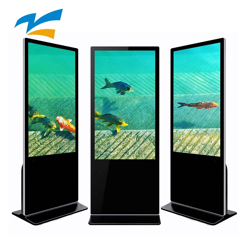 Touch Screen Indoor Kiosk Stand Touch Screen 32/43/49/55 Inch Touch Screen Information Kiosk Advertising Player