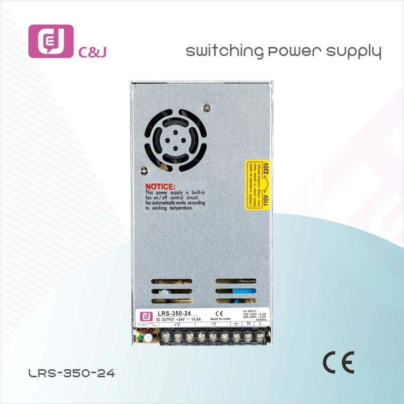 Lrs-350-24 AC to DC 350W 24V High Efficiency Industrial Switching Power Supply