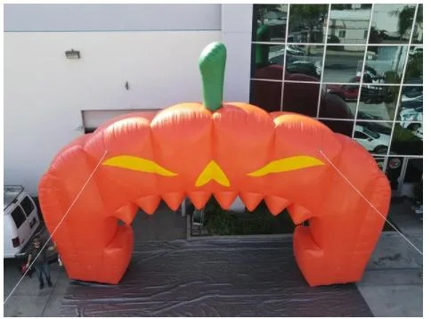 2023 Popular Giant Inflatable Halloween Pumpkin Arch