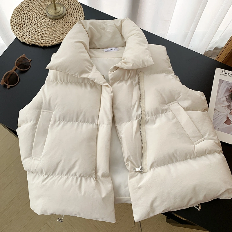 Women&prime; S Vests Wear Fashionable Down Cotton Horse Clips in Autumn and Winter