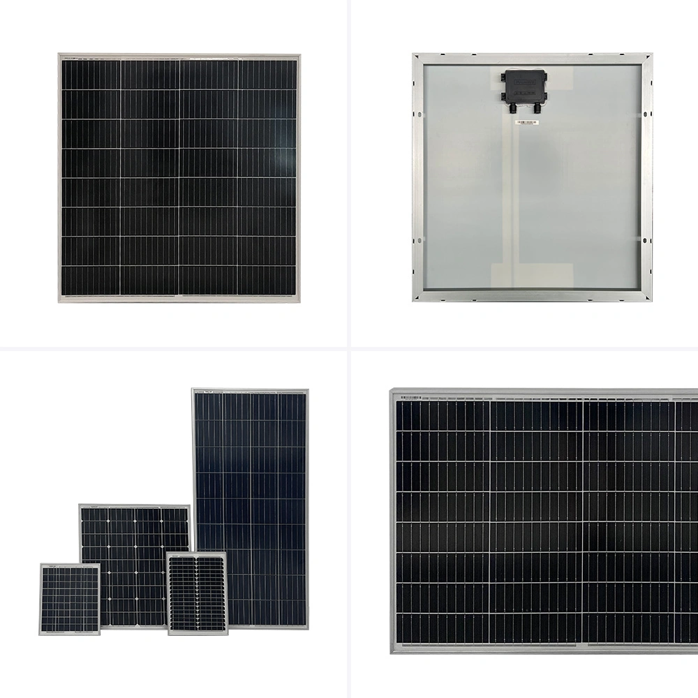 UE A Grado Mono 50W 80W 90W 100W 180W PV Módulo solar