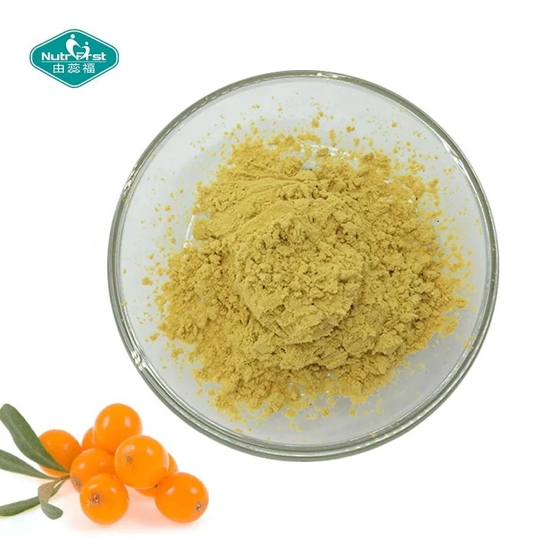 Fruit Extract Spray Dried Powder Seabuckthorn Flavone Powder Hippophae Rhamnoides. L