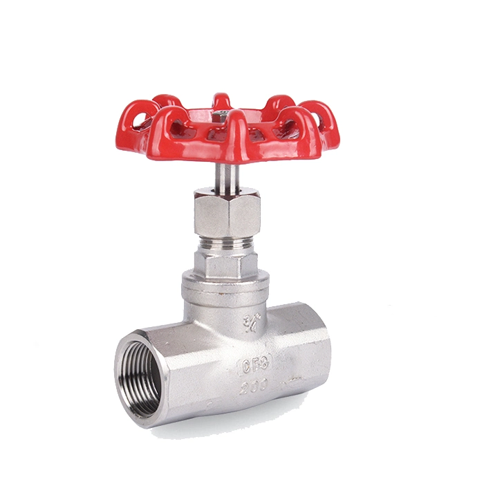 Stainless Steel SS304 316 NPT BSPT Thread/Screw Handwheel Globe Valve