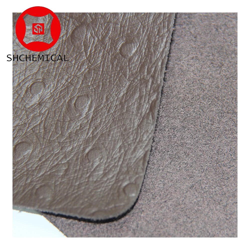 Special Design Brown Color Embossed Leather Artificial Microfiber Leather