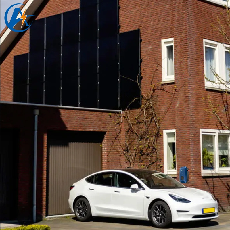 Station de charge solaire 7 kW AC niveau 2 Type 2 Chargeur de voiture électrique solaire Accueil chargeurs de véhicule électrique solaire
