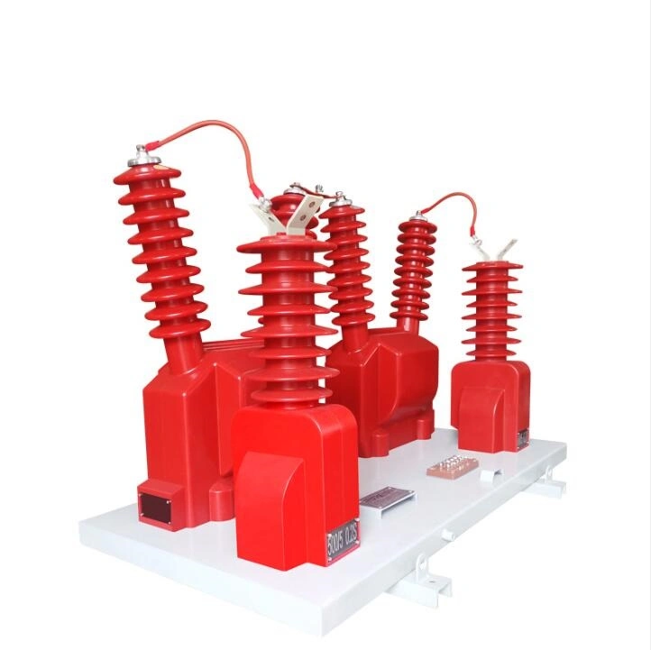 Jlszv 35kv 2.5-300A boîtier de mesure haute tension triphasé extérieur, trois fils, de type sec Transformateur d'instrument combiné à charge large