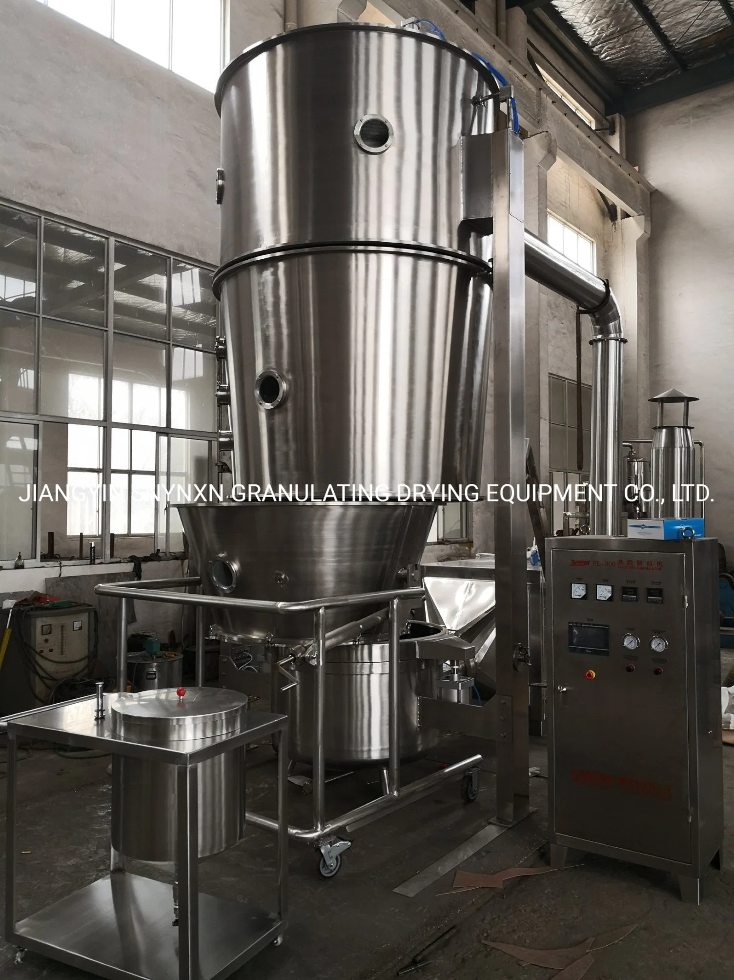 FL High Efficiency Vertical Fluid Boiling Bed Dryer/Fluidized Bed Drying Machine for Milk Juice Powder Granules Pharmacy