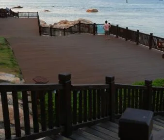 Outdoor Patio Bamboo Composite Marine Decking Flooring for Yachts