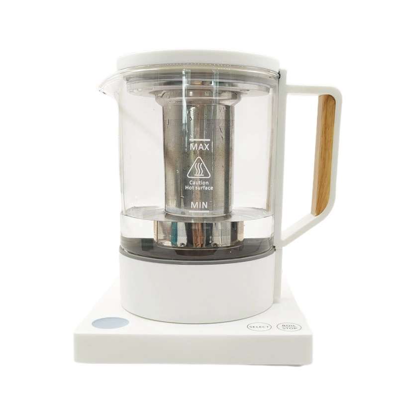 800W Electric Glass Kettle with Tea Filter for Easy to Operate