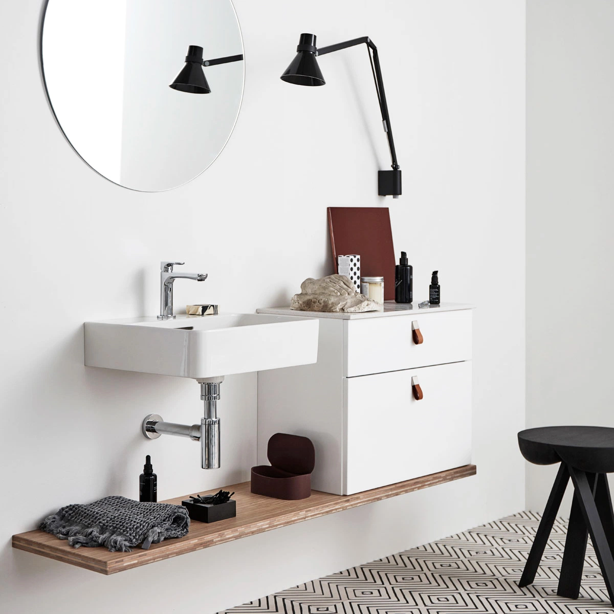 Оптовая торговля Custom легко собрать современном Итальянском стиле Mini туалетный столик в ванной комнате дизайн