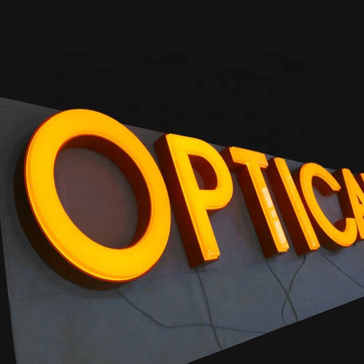 Outdoor Advertising Plastic Vacuum Formed Light LED Letter Sign