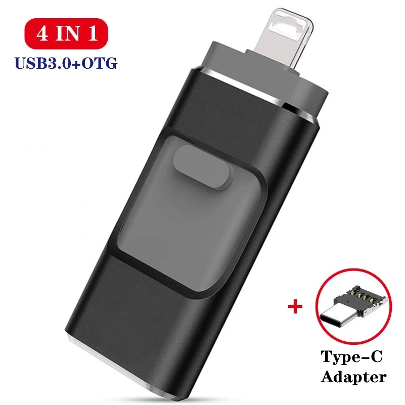 USB Flash Drive for 6 6s 6plus 7 7s 7p 8 8plus Xs 11 12 13 14 iPad Lightning USB Memory Stick 128GB Pendrive for Ios External Storage