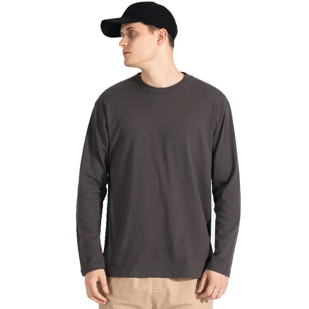 Wholesale/Supplier Clothing Distributors Customized Long Sleeve 100 Cotton T Shirts for Men