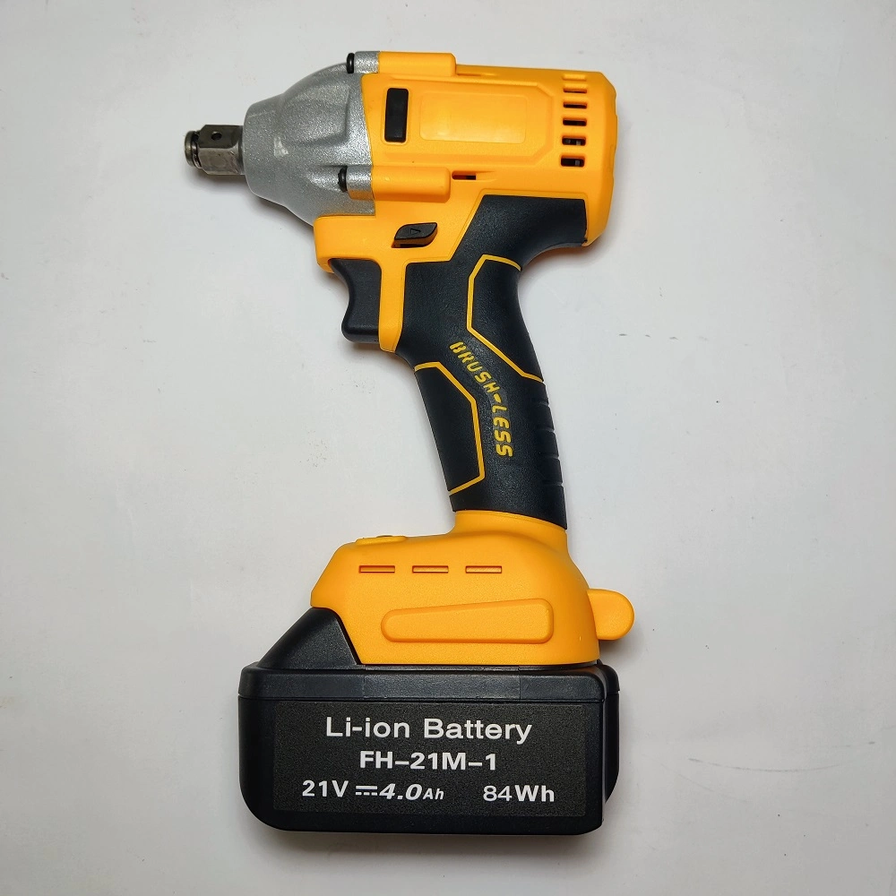 Heavy Duty inalámbrico 20V Batería eléctrica sin escobillas de llave de impacto