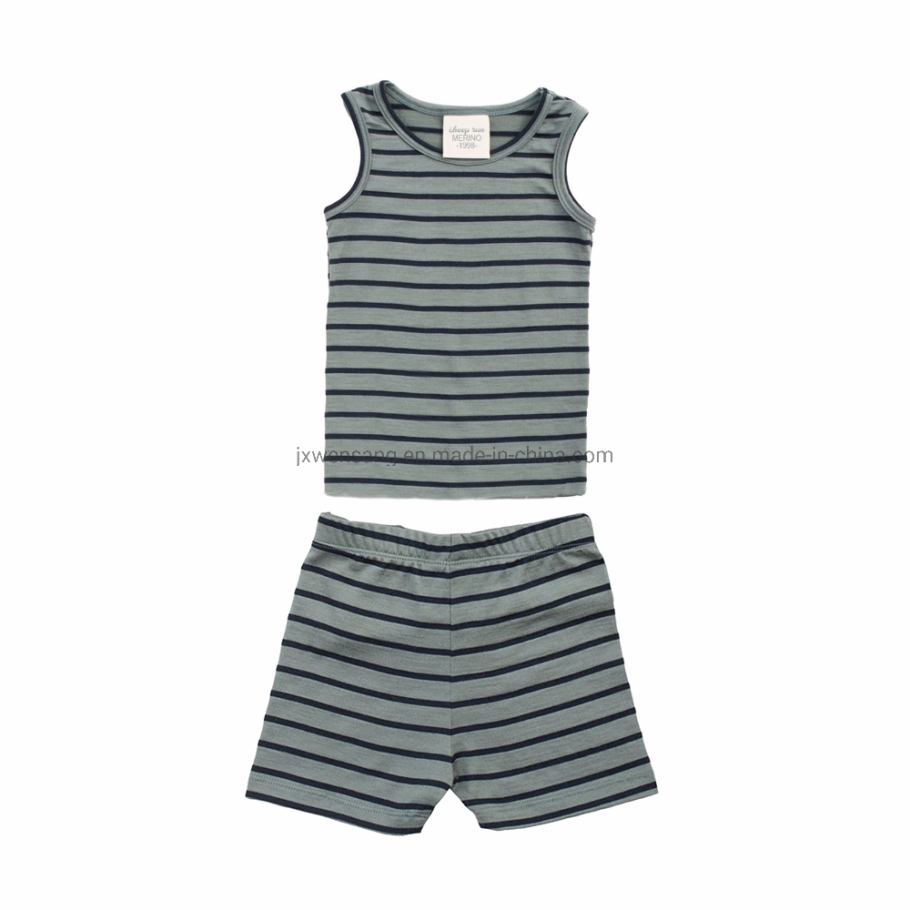 Australian 100% Merino Wool Baby and Kid's Singlet Top