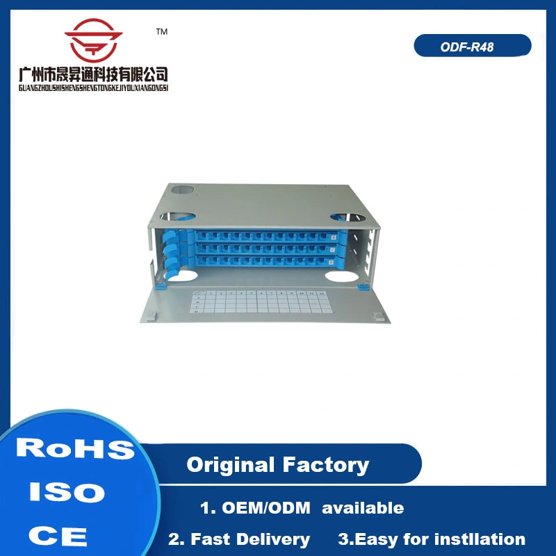 Factory Supply 19 Inch Network 48 Port Fiber Optic Patch Panel