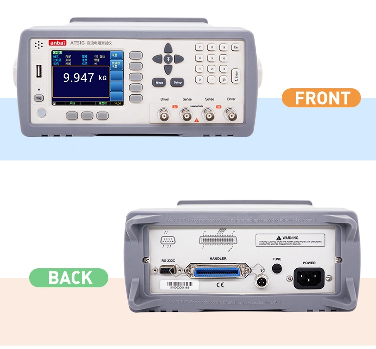 Ohmmeter Resistance Tester for Coil Transformers Motors and Winding Resistances At516L