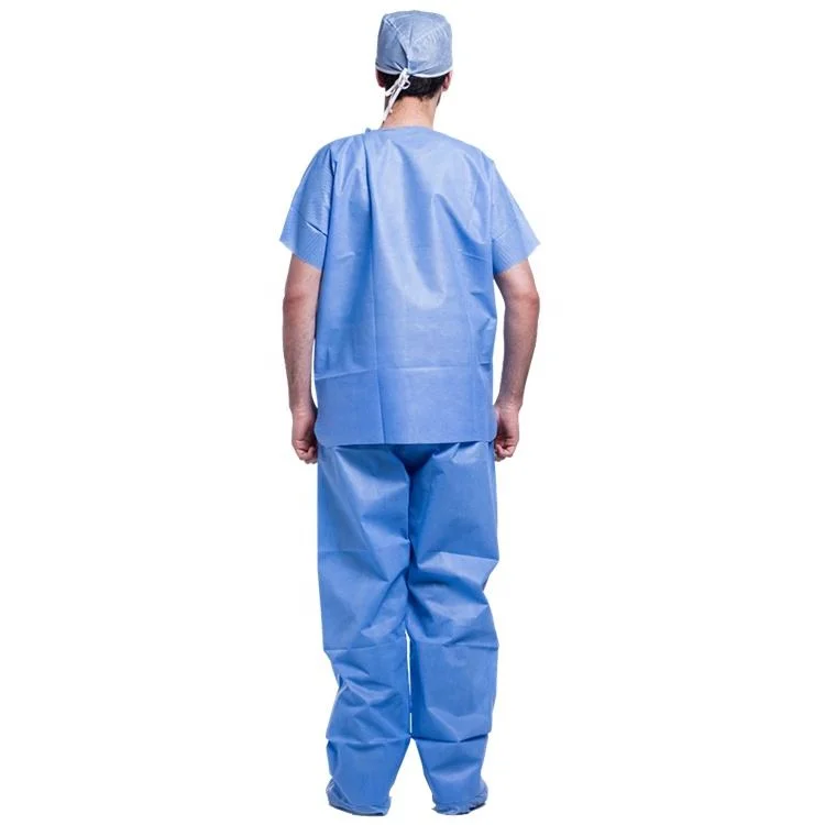 Nursing Scrubs Disposable Scrub Suit Lab Coat