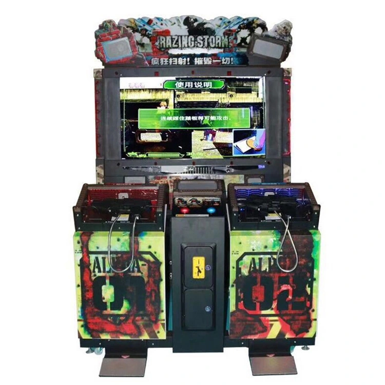 Finish Destroying Attack Machine Gun Game Arcade Simulator Shooting Machine Video Game Arcade Equipment Arcade Machine