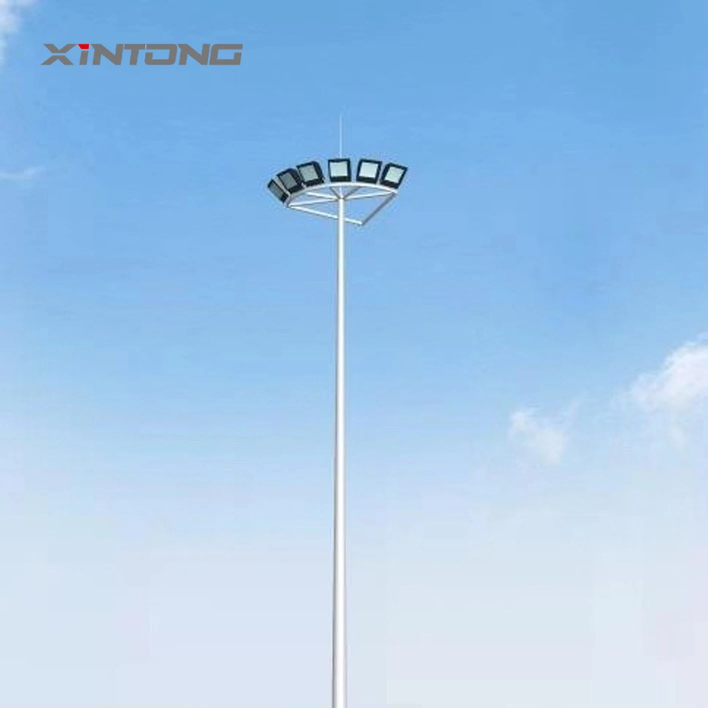 Embalaje Xintong Aairport por tela; el envío de la torre de iluminación de la carretilla con mástil alto CCC