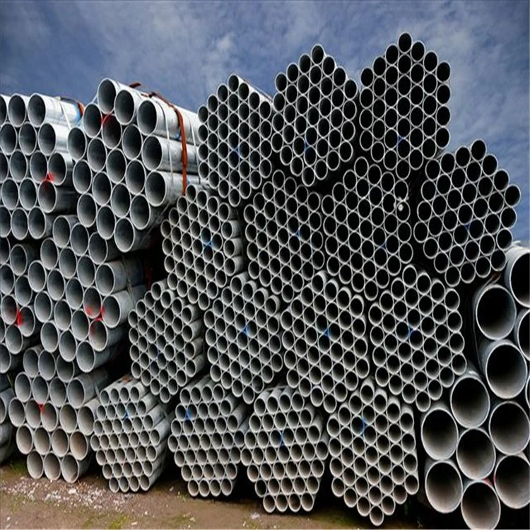 Liange American Standard HDG A53 (A, B) Q235 Hot Rolled ERW Carbon/Alloy Steel Round Pipe/Tube for Construction