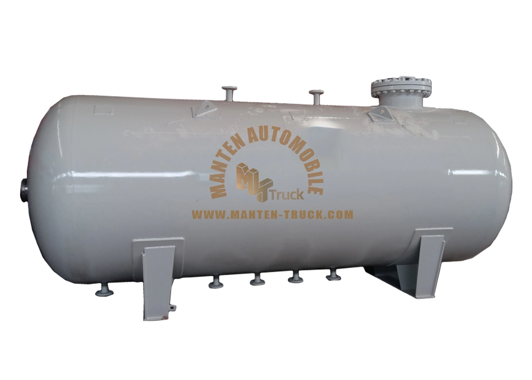 Liquefied Carbon Steel Manten 40ton ASME LPG Gas Tank Plant