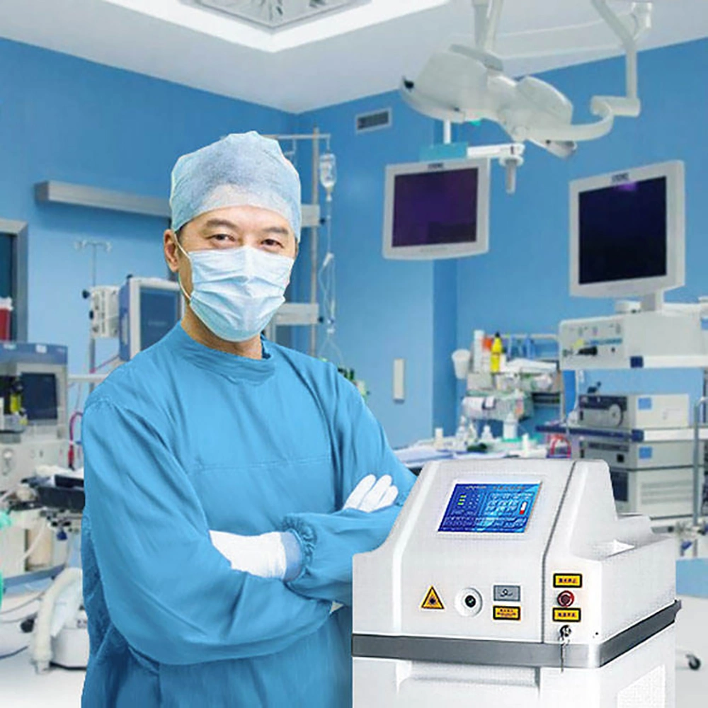 Icen equipamento cirúrgico de médicos para laser de Hólmio Litotripsia Pedra de urologia