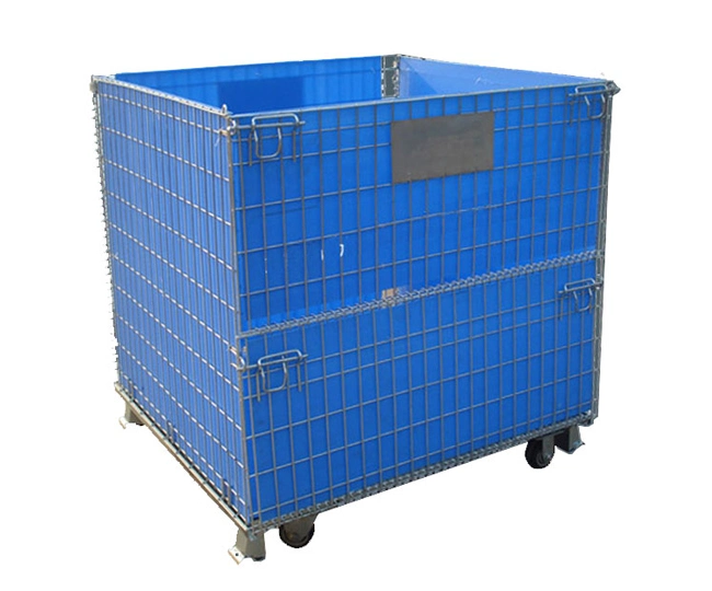 Fpyx Series Wire Mesh Container/Storage Box with Caster