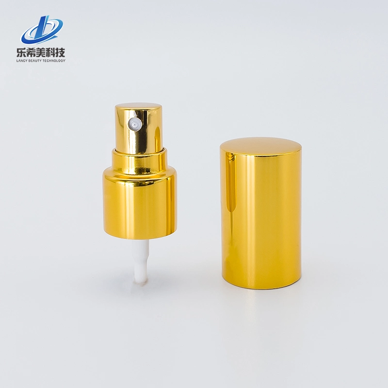 18/410 Aluminium Perfume Mist Pump Spray Cosmetic Packaging with Glass Bottle Plastic Bottle No Screw on Press on Bottleneck