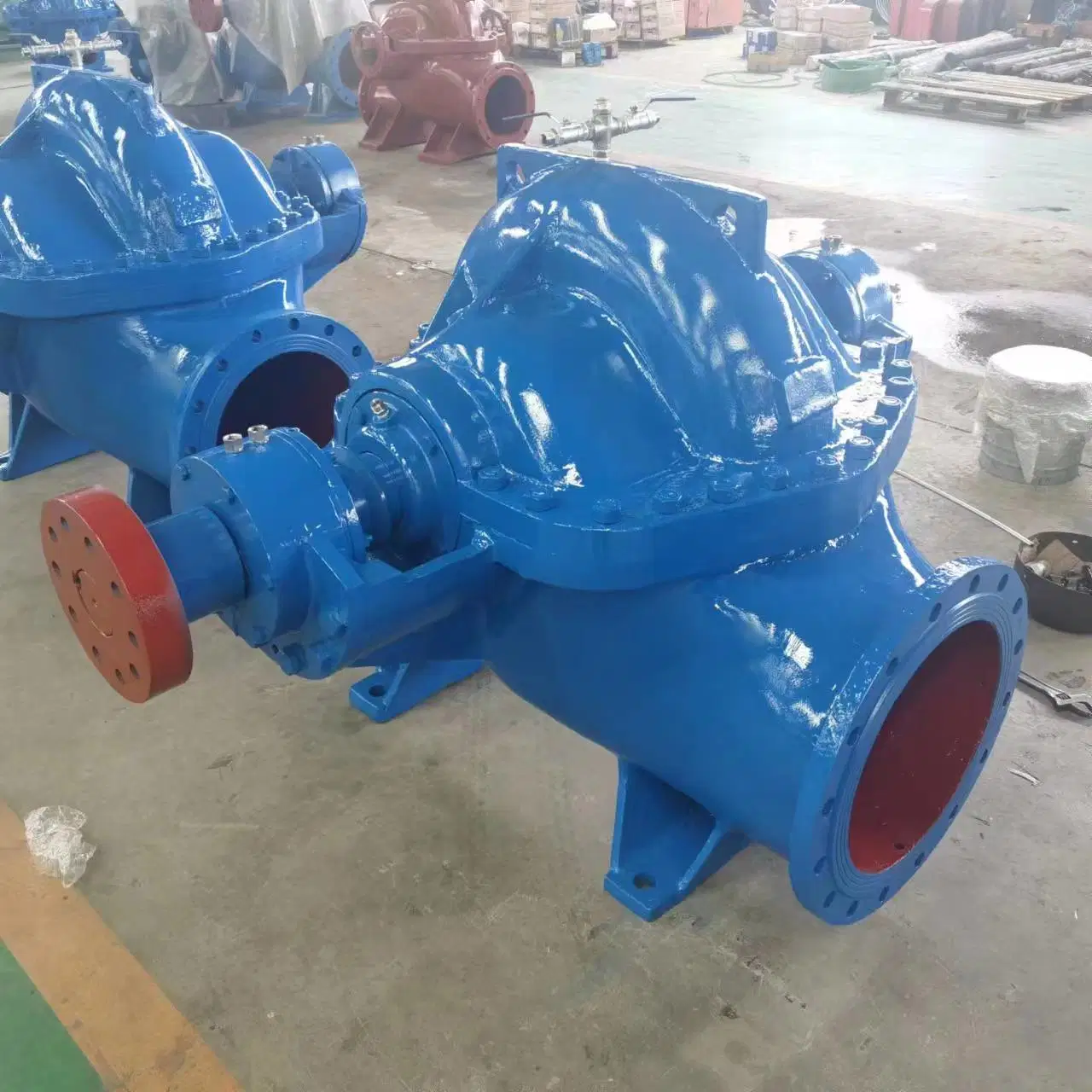 Ih50-32-160 Single Stage Single Suction Chemical Centrifugal Pump with Flushing Plan 54 Double/Single End Face Mechanical Seal Duplex Steel 2205 Explosion-Proof