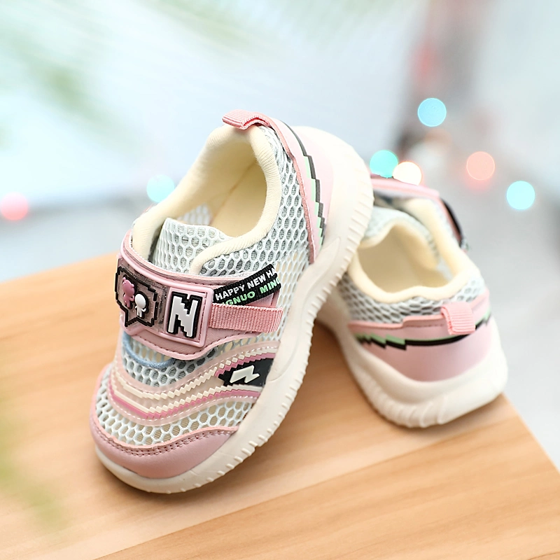 Breathable Mesh Baby Shoes 2021 New Spring/Summer Girls&prime; Shoes and Boys&prime; Soft-Soled Toddler Shoes