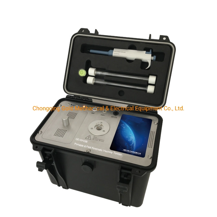 Portable Automatic Cleaning Viscometer 1 Minute Fast Testing Lubricating Oil Kinematic Viscosity Tester