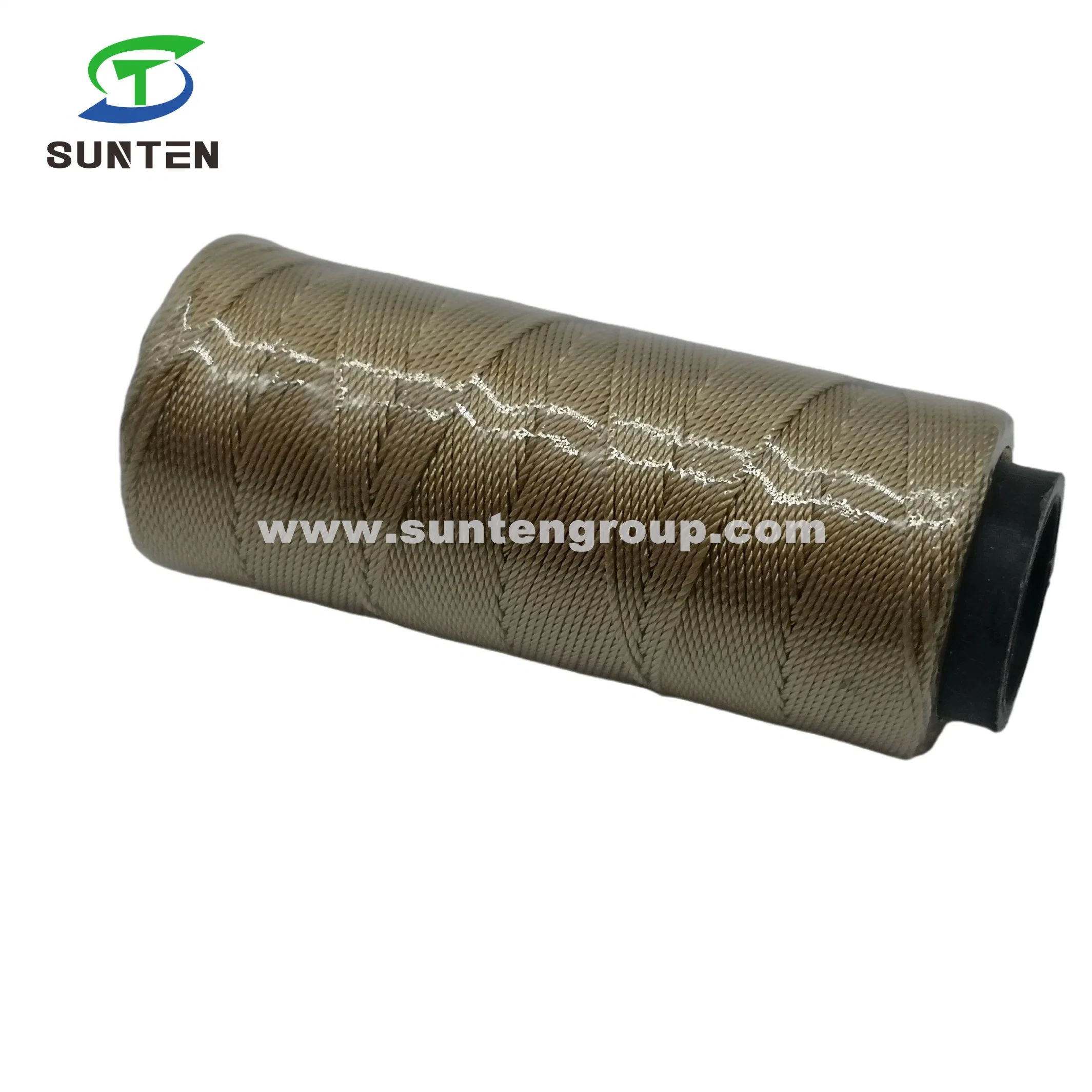 High Tenacity Brown PE/PP/Polyester/Nylon Plastic Twisted/Braided/Baler/Thread/Packing Line/Fishing Net Line 210d/380d by Spool/Reel/Bobbin/Hank